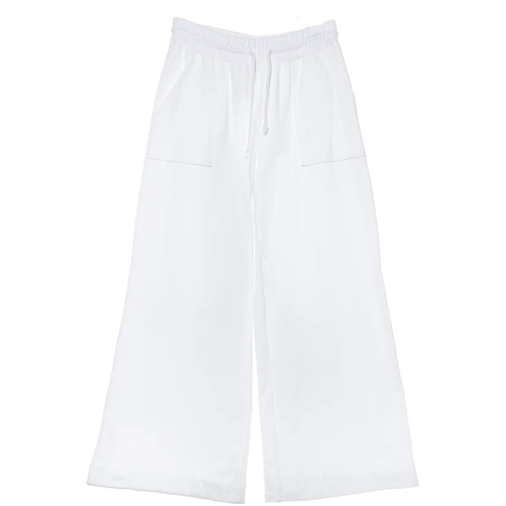 NELLIE COLLEGE PANTS - WHITE