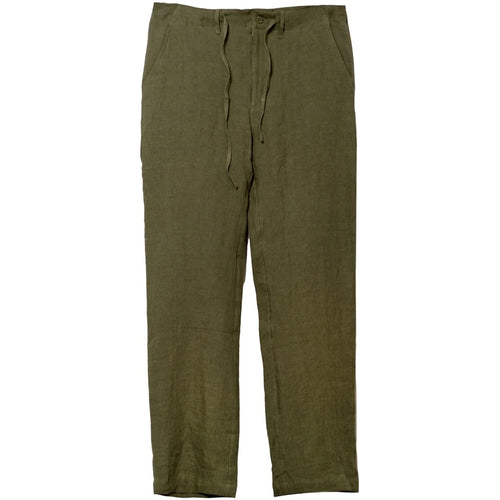 Men's linen pants - Green