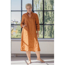 Load image into Gallery viewer, Linen Dress, Rust