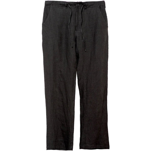 Men's linen pants - Black