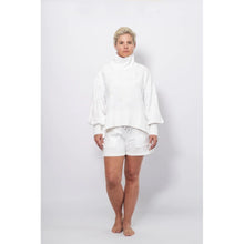 Load image into Gallery viewer, NELLIE COLLEGE SHORTS - WHITE